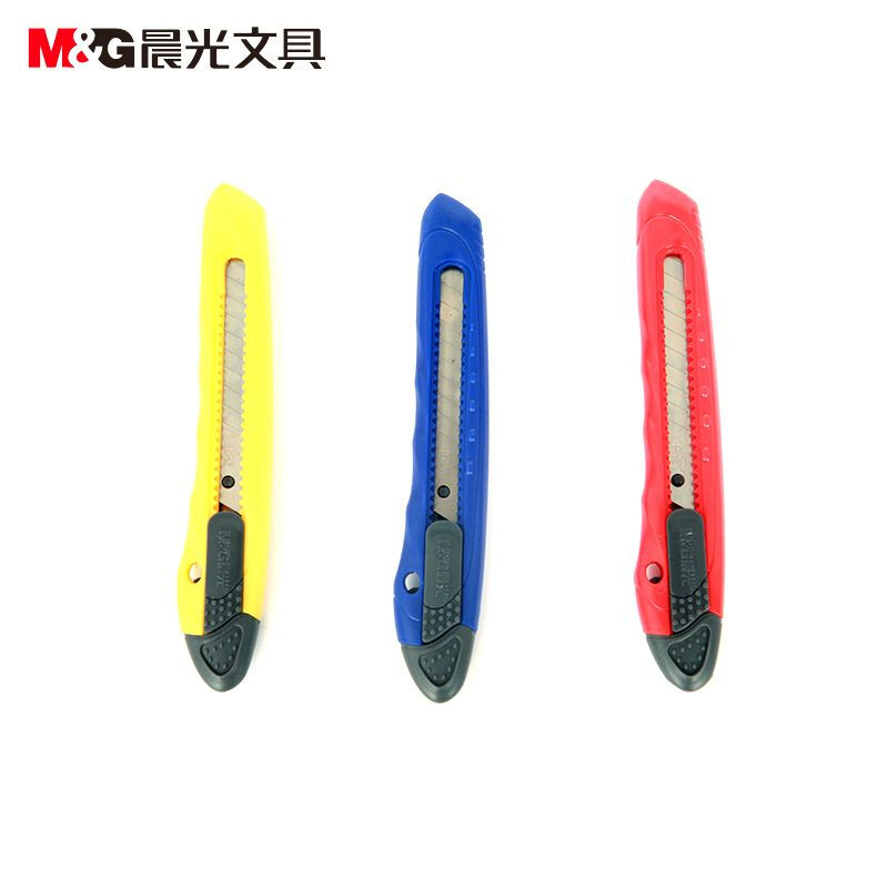 M&G/晨光 美工刀 ASS91323 9mm 颜色随机 单位:把