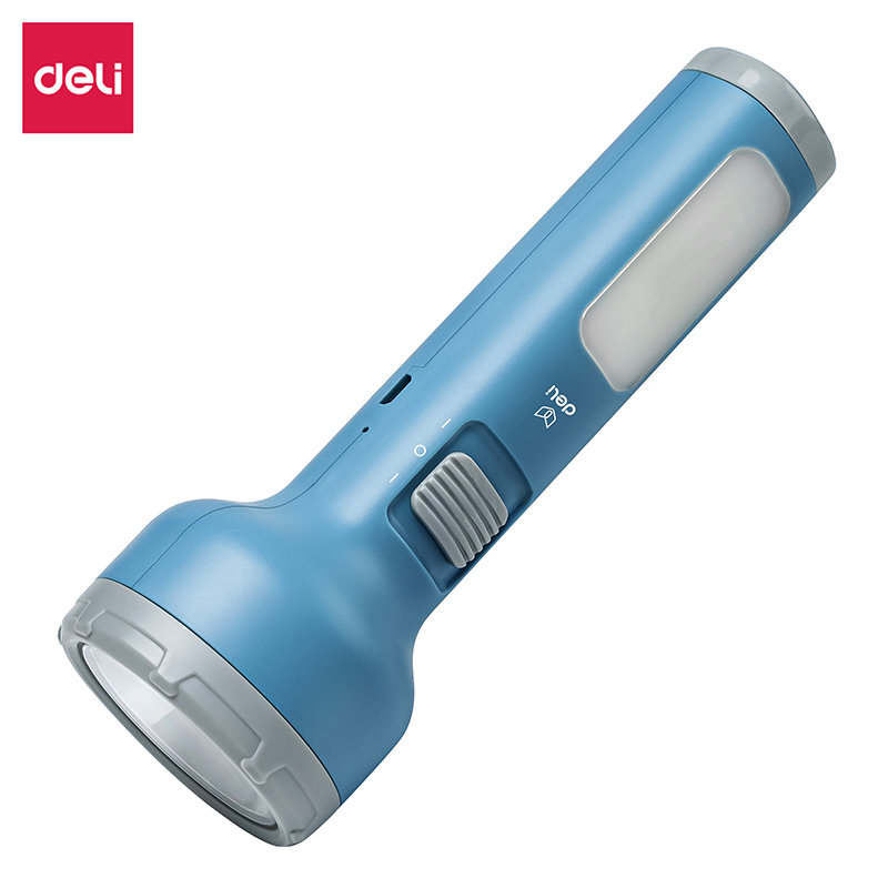DELI/得力 手电筒 3663A 蓝色 1200mAh 单位:板