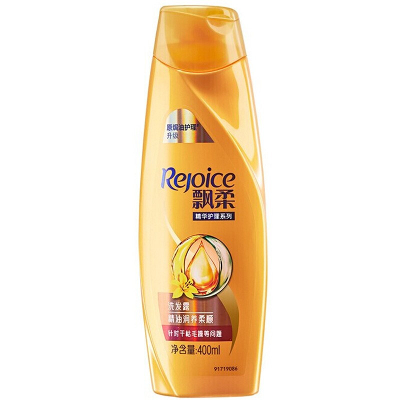 REJOICE/飘柔 洗发露 精萃润泽柔顺 400g 单位:瓶
