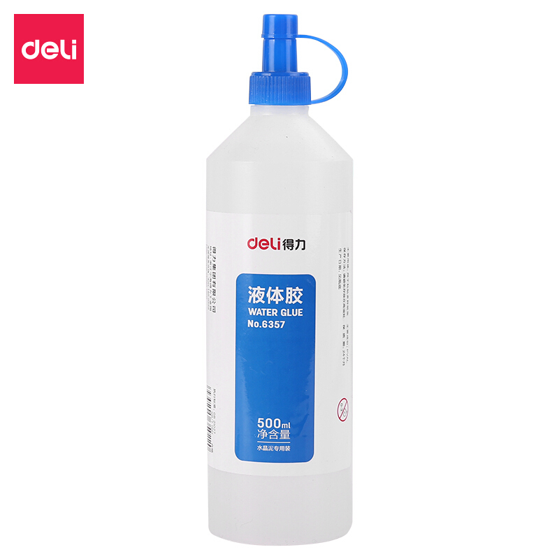 DELI/得力 液体胶 6357 500mL 透明 单位:瓶