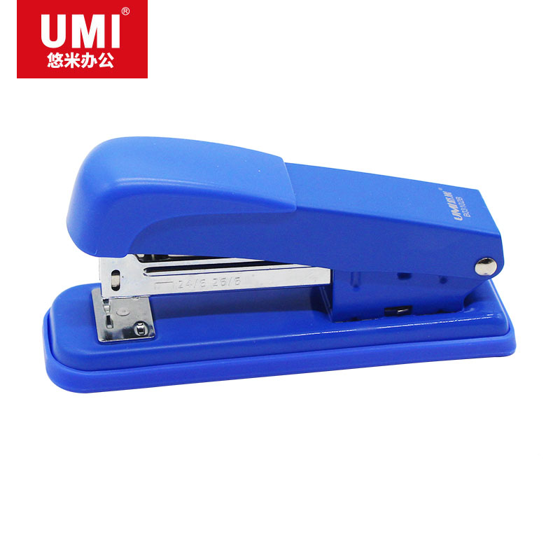 UMI/悠米 金属耐用型订书机 B03102B 12# 蓝 单位:盒