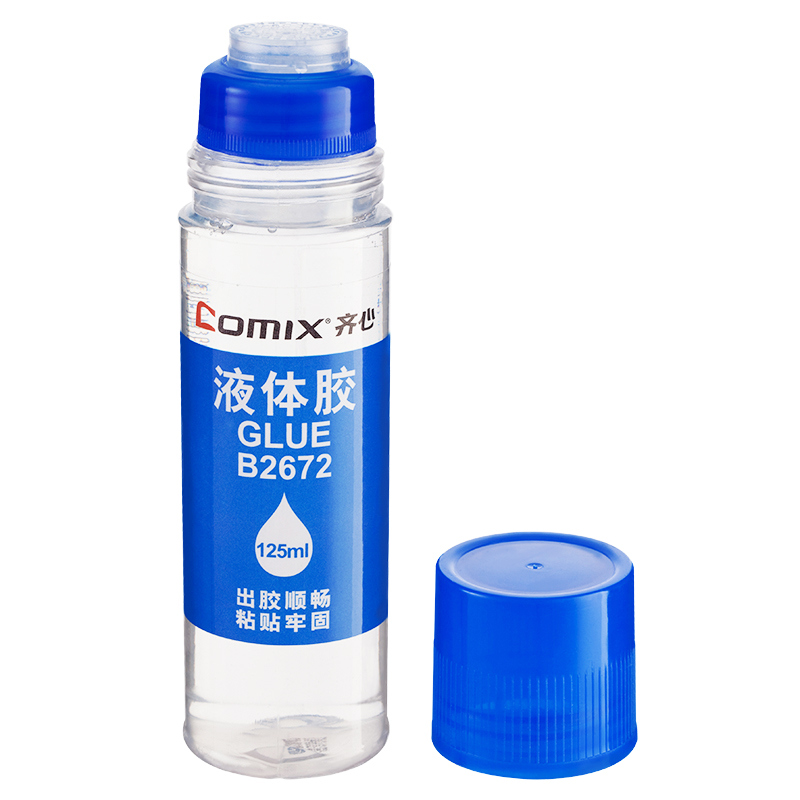 COMIX/齐心 健康胶水 B2672 蓝色 125ml 单位:支