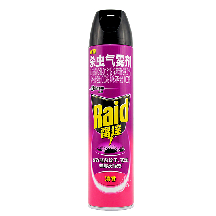 RAID/雷达 杀虫气雾剂 371982 清香 600ML 单位:瓶