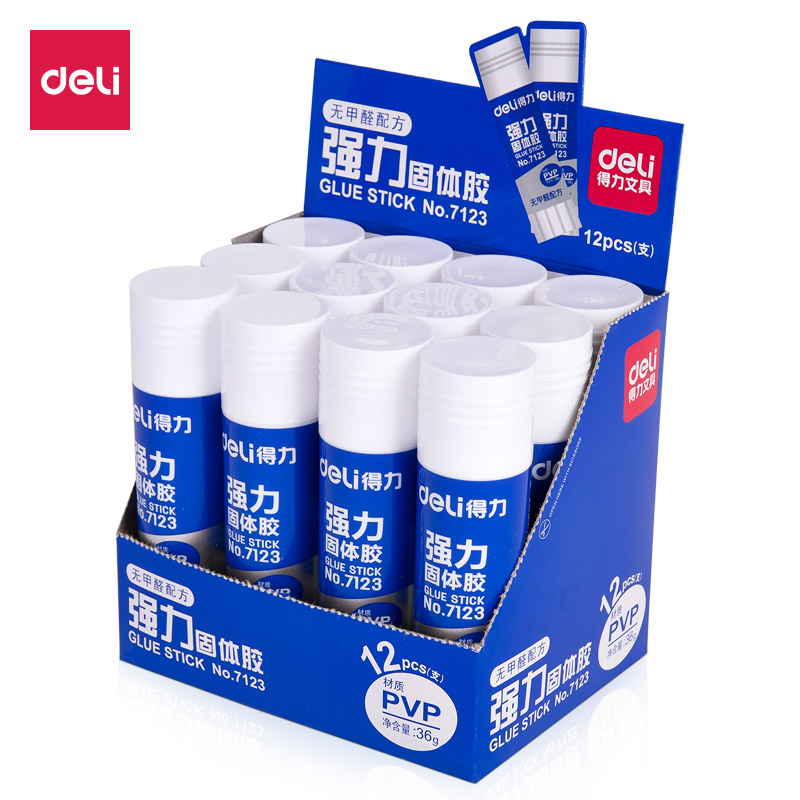 DELI/得力 固体胶 7123 白色 36g 单位:只