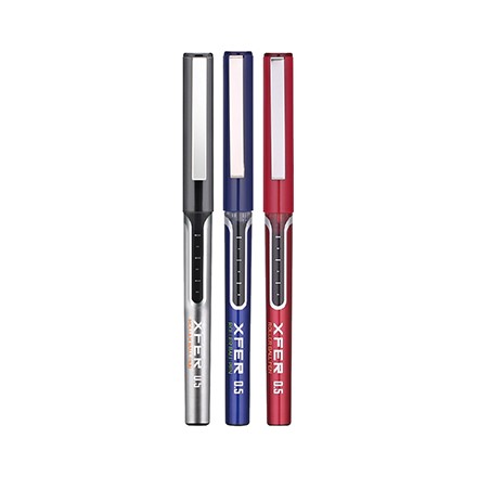 DELI/得力 直液式走珠笔 S657 蓝色 0.5mm 12支/盒 单位:支