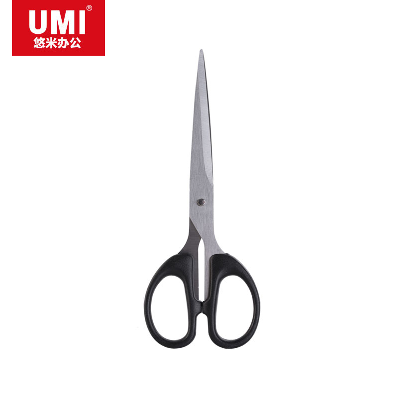 UMI/悠米 经典办公剪刀 B01001D 小号 黑 单位:把
