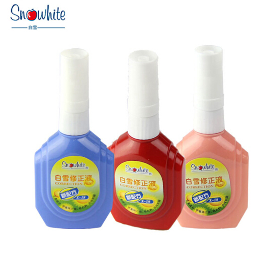 SNOWHITE/白雪 修正液 X-18 混色 单位:瓶