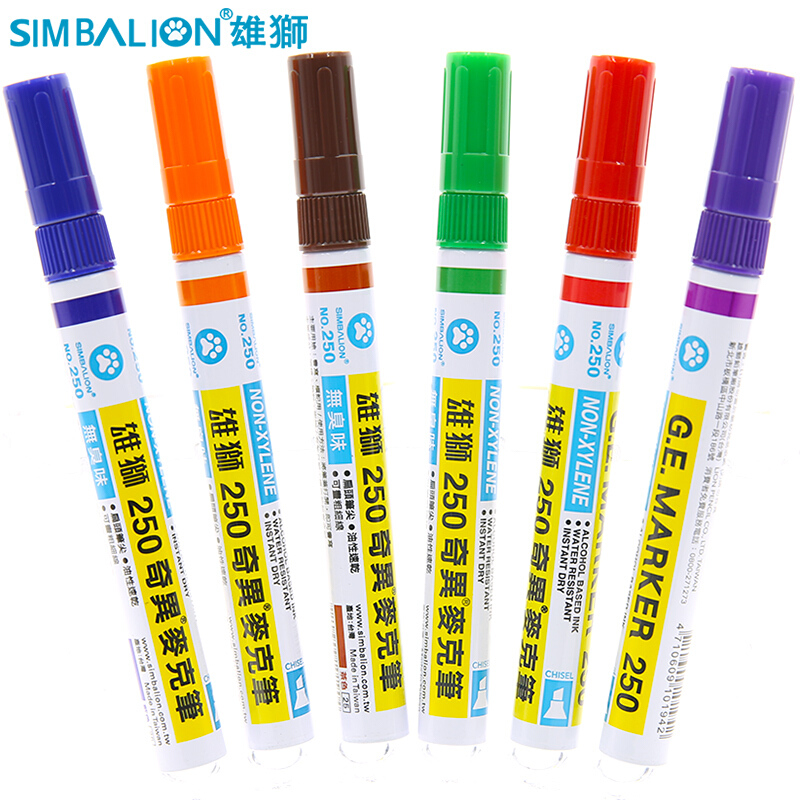 SIMBALION/雄狮 奇异笔 NO.250 红色 单位:支