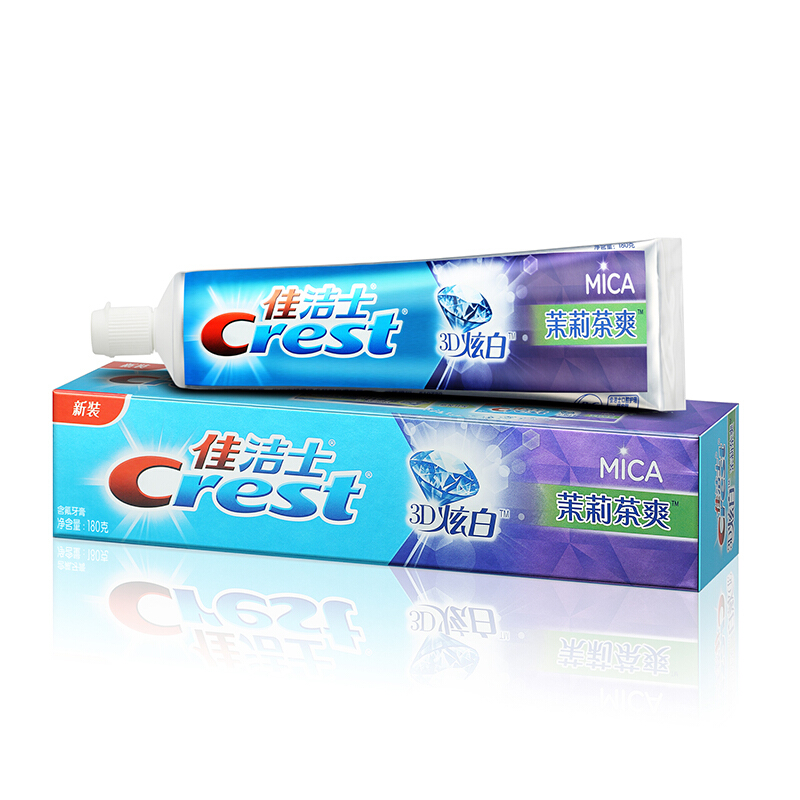 CREST/佳洁士 牙膏 3D炫白茉莉茶爽180g 单位:支