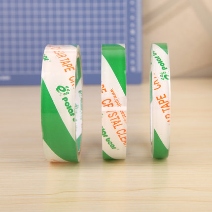 POLAR BEAR/北极熊 文具胶带 PP-132 24mmx27.42M 超透 单位:卷