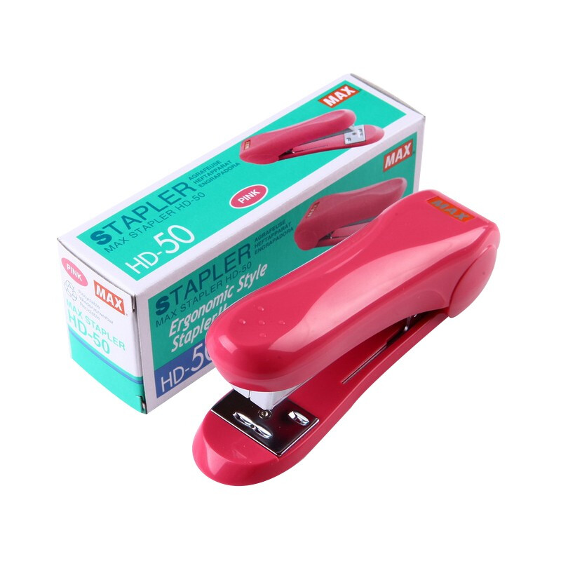 MAX/美克司 带起订器平针订书机 HD-50F 30页(混色) 单位:个