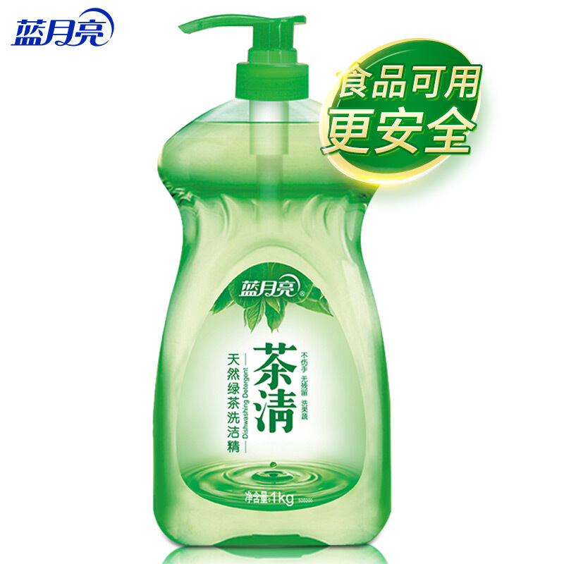 LYL/蓝月亮 洗洁精 天然绿茶1kg 单位:瓶