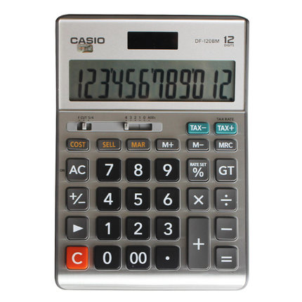 CASIO/卡西欧 计算器 DF-120BM 单位:只