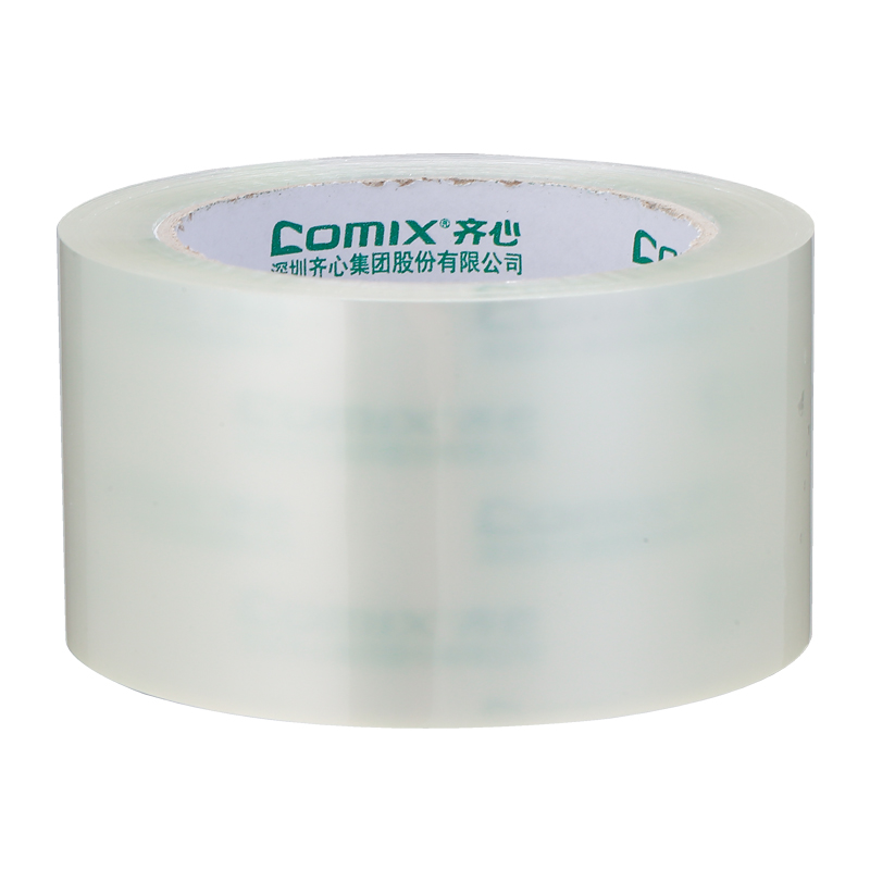 COMIX/齐心 普透封箱胶带 JP6010-6 6卷/筒 60mm*100y 透明 单位:筒