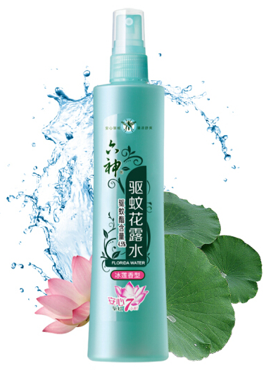 LIUSHEN/六神 花露水 20856 驱蚊 (冰莲香型)180ml 单位:瓶