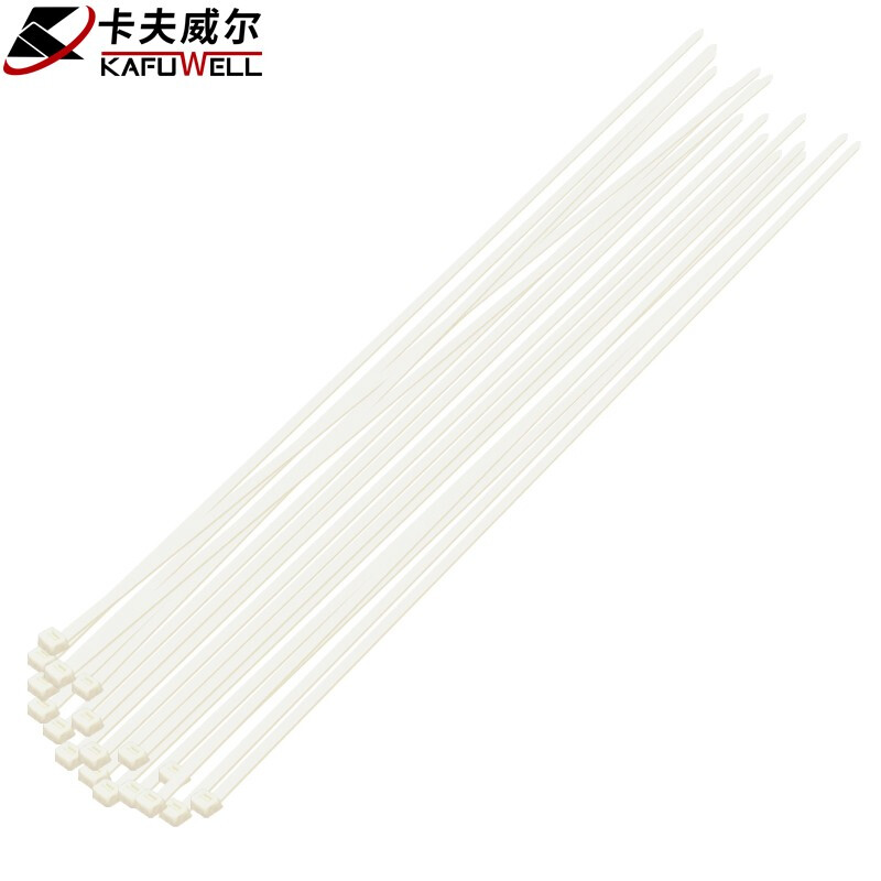 KAFUWELL/卡夫威尔 自锁式尼龙扎带 OT1012G OT3328 12.4*1000mm 20支装 白色 单位:包