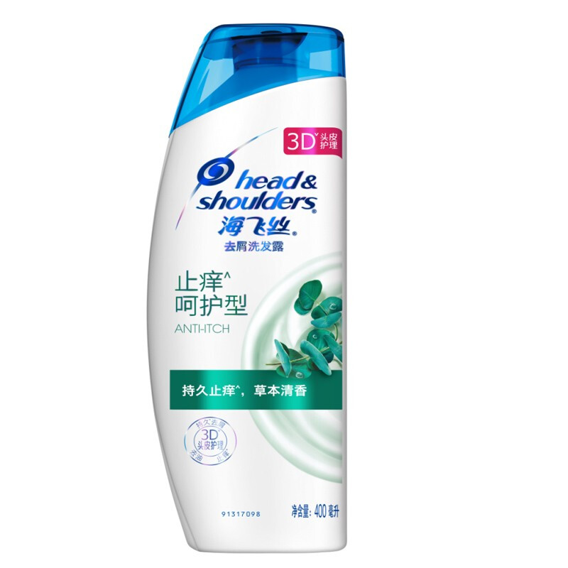 HEAD&SHOULDERS/海飞丝 洗发露 止痒呵护  400ml 单位:瓶