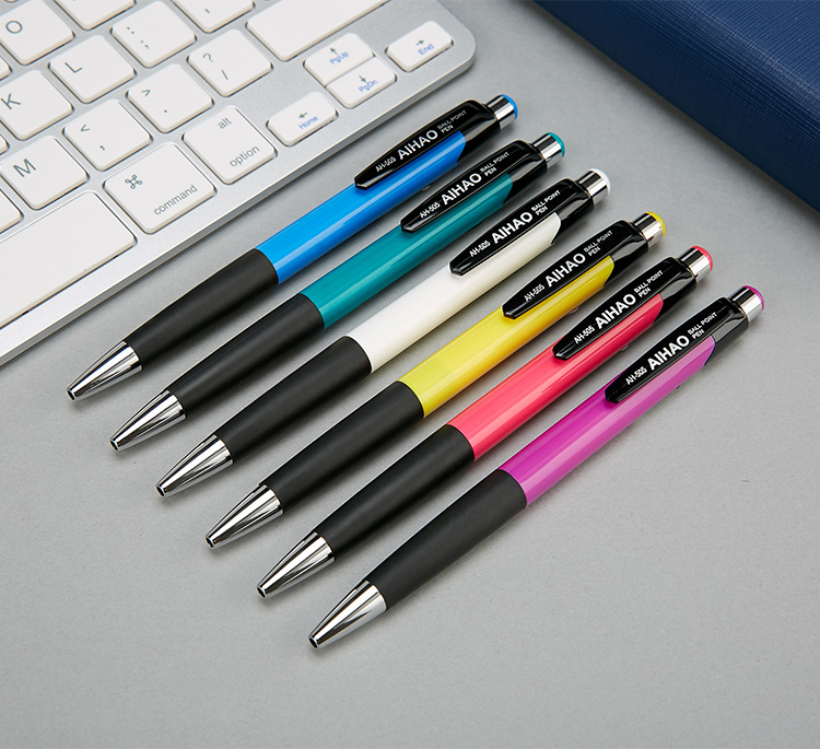 AIHAO/爱好 按动办公圆珠笔 505 (混搭)0.7mm 单位:支