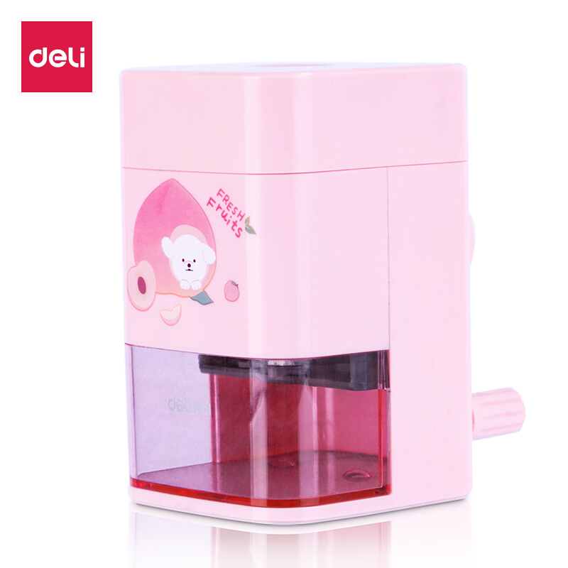DELI/得力 自动进笔削笔机 71154 粉色 102*63mm 单位:只