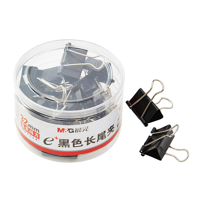 M&G/晨光 长尾夹 ABS92734 Eplus 32mm 单位:筒
