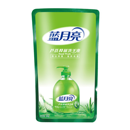 LYL/蓝月亮 洗手液 1394 芦荟抑菌 500g/袋 单位:袋