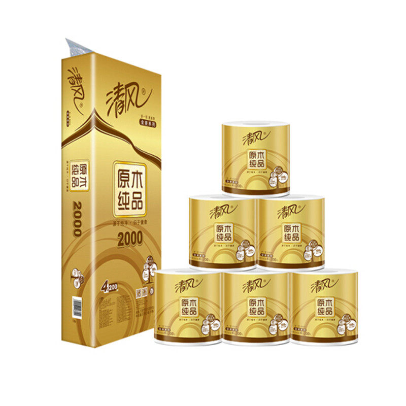 BREEZE/清风 卷筒卫生纸 B20AGJN/B20AGJ3 200克 四层 单位:箱