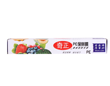 QZ/奇正 保鲜膜 HB-003 (透明)PE30CM*20M 单位:卷