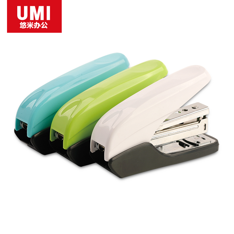 UMI/悠米 时尚省力订书机 B03301G 12# 绿 单位:盒