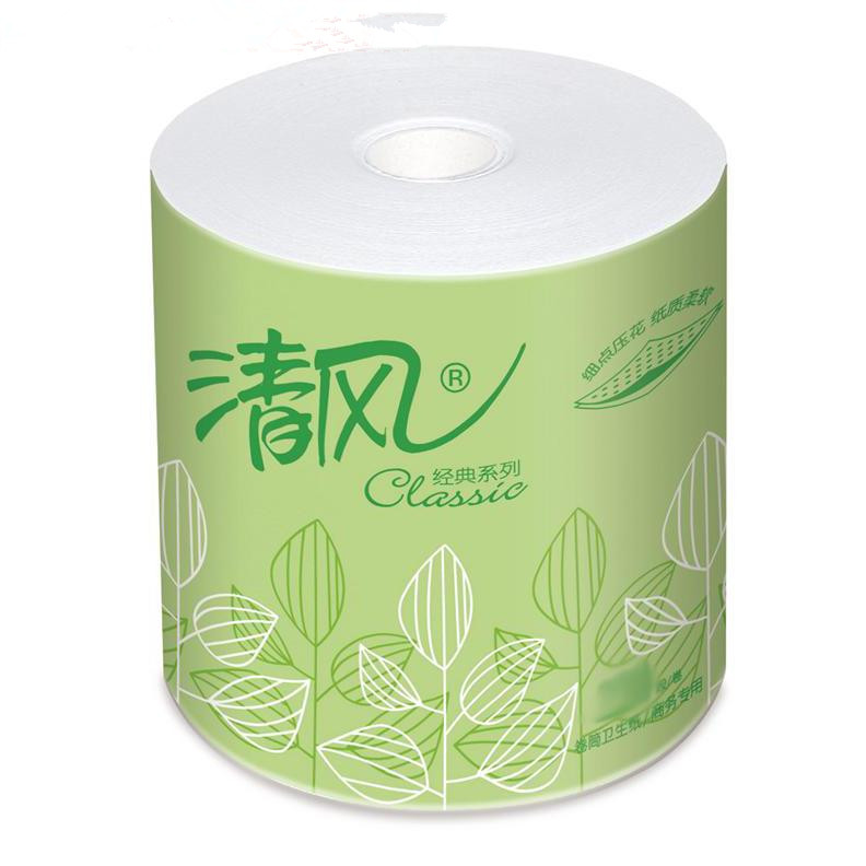 BREEZE/清风 卫生纸 B202A 双层圆点压花 250段 单位:箱