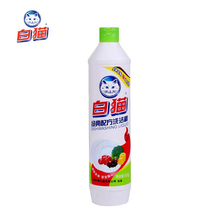BAIMAO/白猫 洗洁精 经典配方500g 单位:瓶