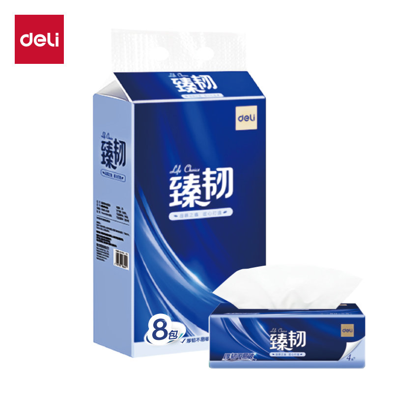 DELI/得力 软抽 MR4080-02 白色 单位:包