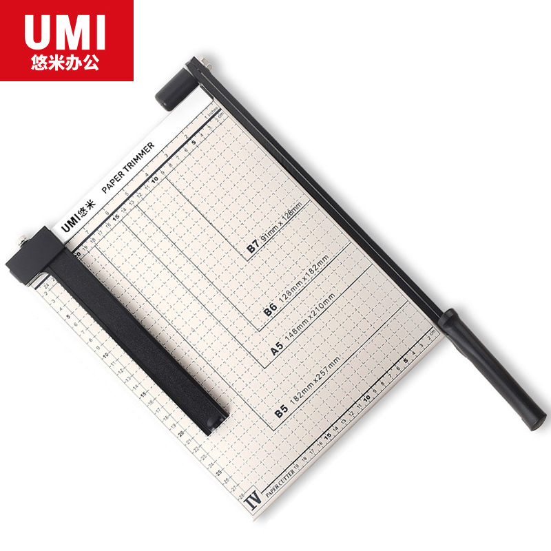 UMI/悠米 切纸机 D03001 钢质切纸机12″×10″(白灰) 单位:把