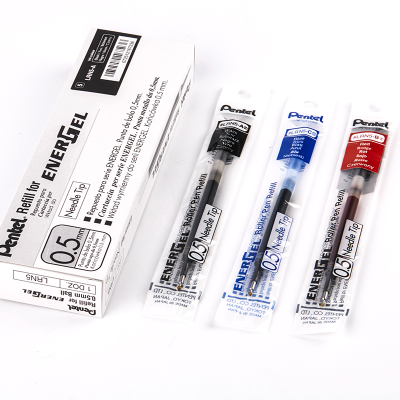 PENTEL/派通 水笔芯替芯 LRN5 红 0.5mm 单位:支