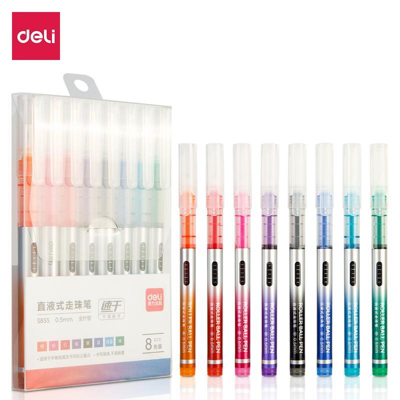 DELI/得力 走珠笔 S855 混色 单位:盒