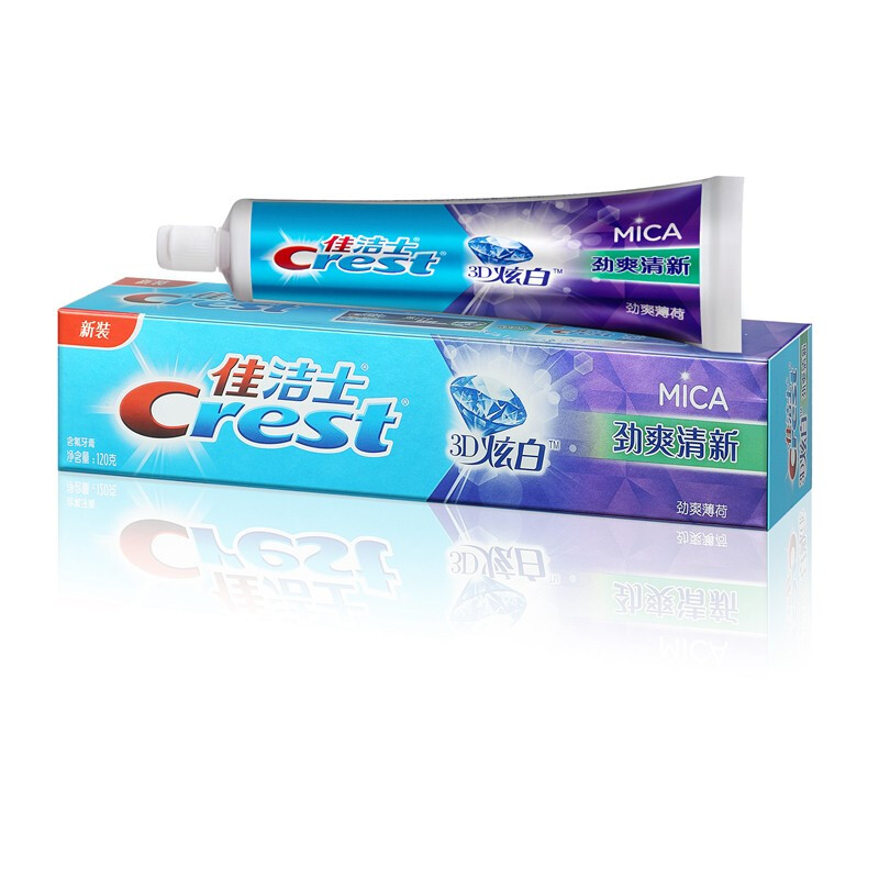 CREST/佳洁士 牙膏 3D炫白劲爽清新 120g 单位:支