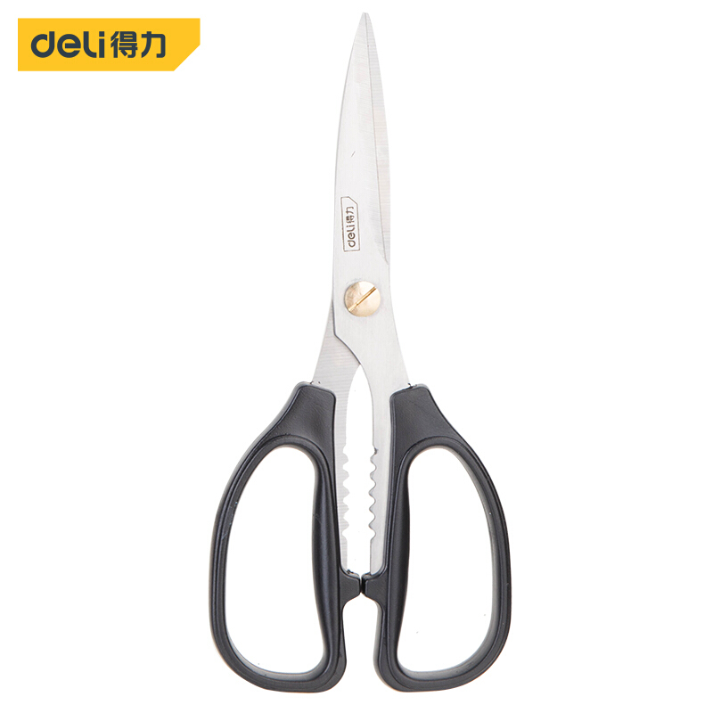 DELI/得力 剪刀 DL2613 银色 7.5寸 单位:把
