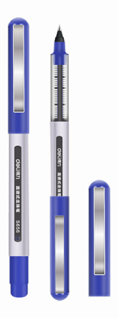 DELI/得力 宝珠笔 S656 蓝色 0.5mm 12支/盒 单位:支