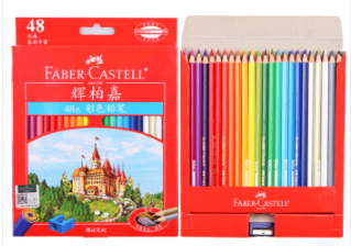 FABER-CASTELL/辉柏嘉 彩色铅笔 115748 (48色)盒装 单位:盒