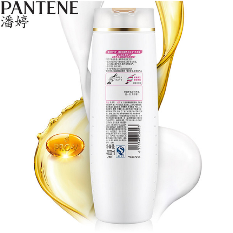 PANTENE/潘婷 洗发露 强韧养根润发 400ml 单位:瓶