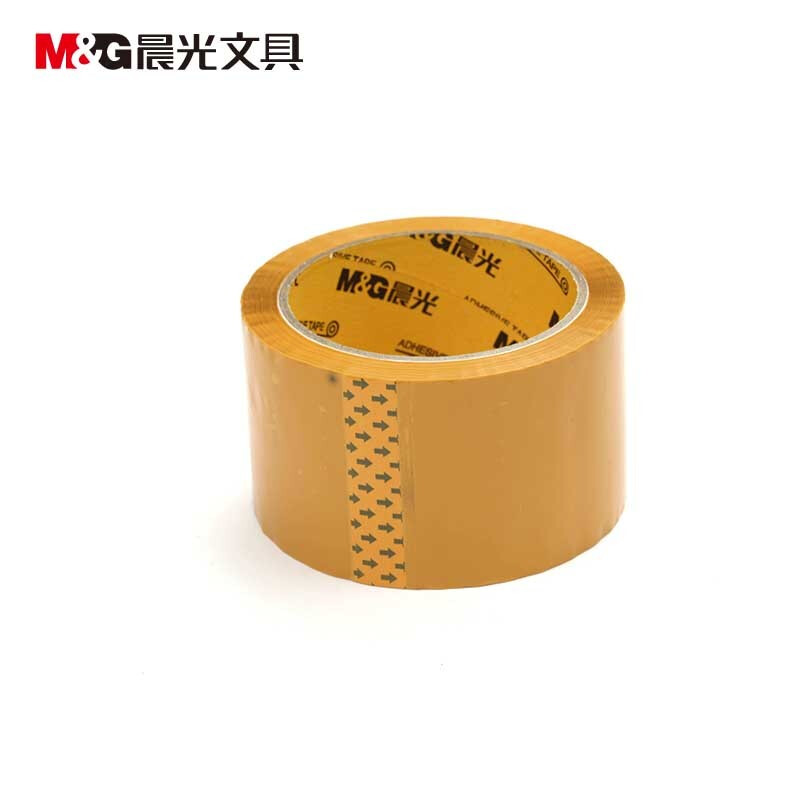 M&G/晨光 米黄色封箱胶带 AJD97347 60mm*100y(5卷) 单位:筒