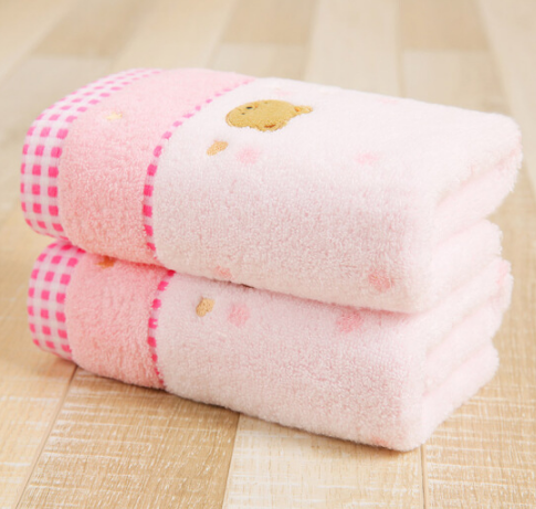 KING SHORE/金号 小熊面巾 3166WH (红)95克78*34mm 单位:条