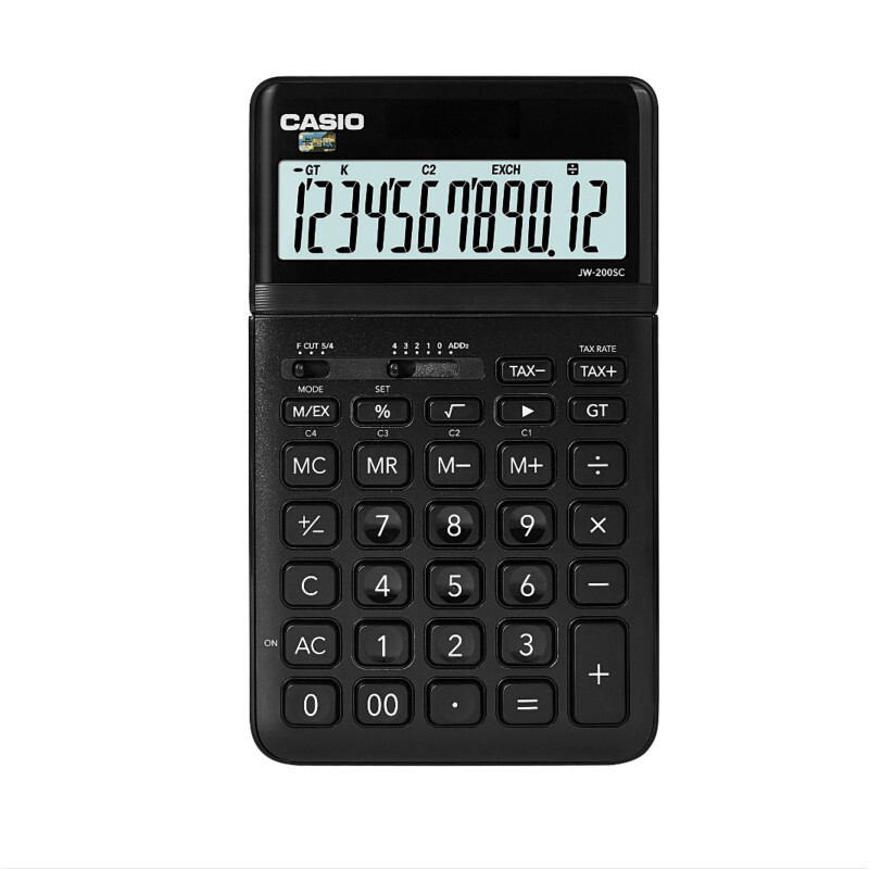 CASIO/卡西欧 计算器 JW-200SC-BK 单位:只