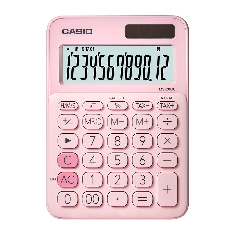 CASIO/卡西欧 少女计算器 MS-20UC 粉色 单位:个