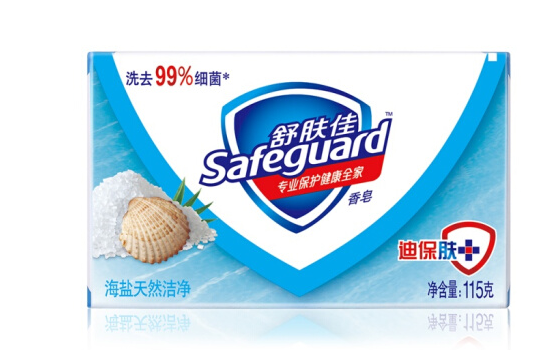 SAFEGUARD/舒肤佳 香皂 海盐天然洁净 115g 单位:块