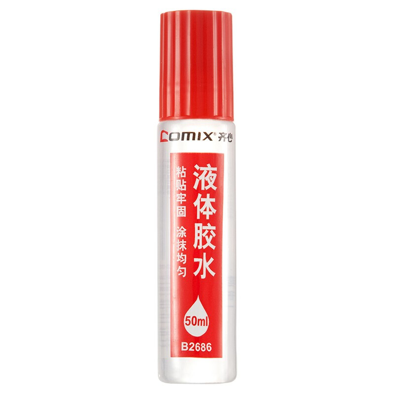 COMIX/齐心 超透超粘液体胶水 B2686 透明 50mL 单位:支