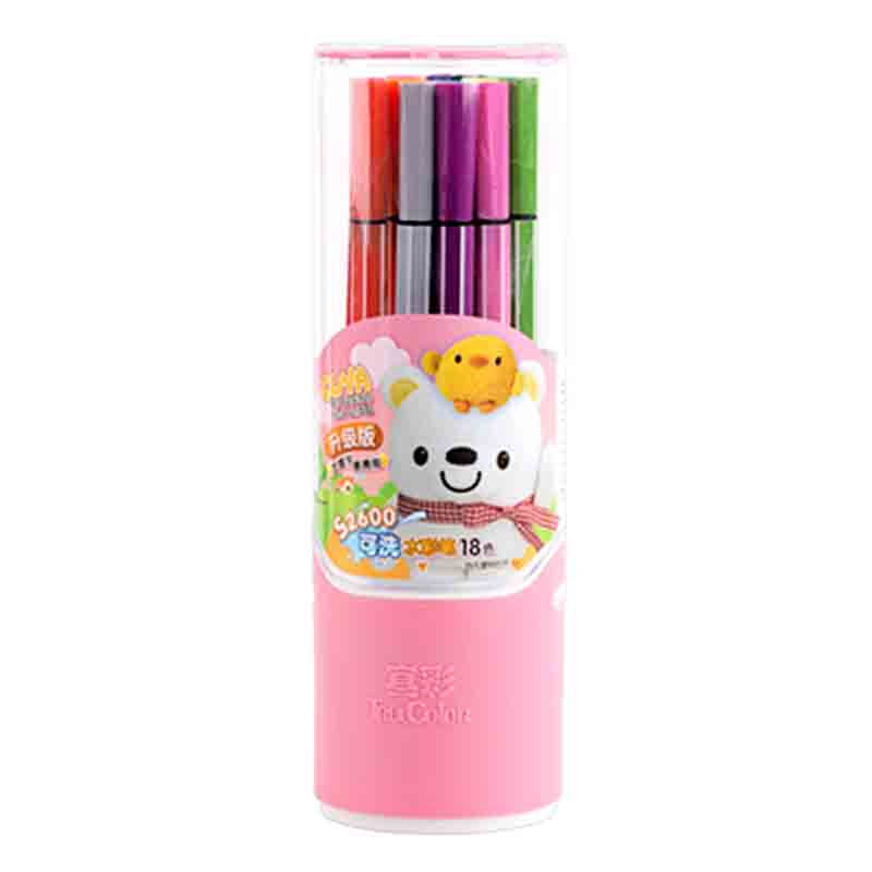 TRUECOLOR/真彩 手提桶水彩笔 CWP-S2600A-18 单位:盒
