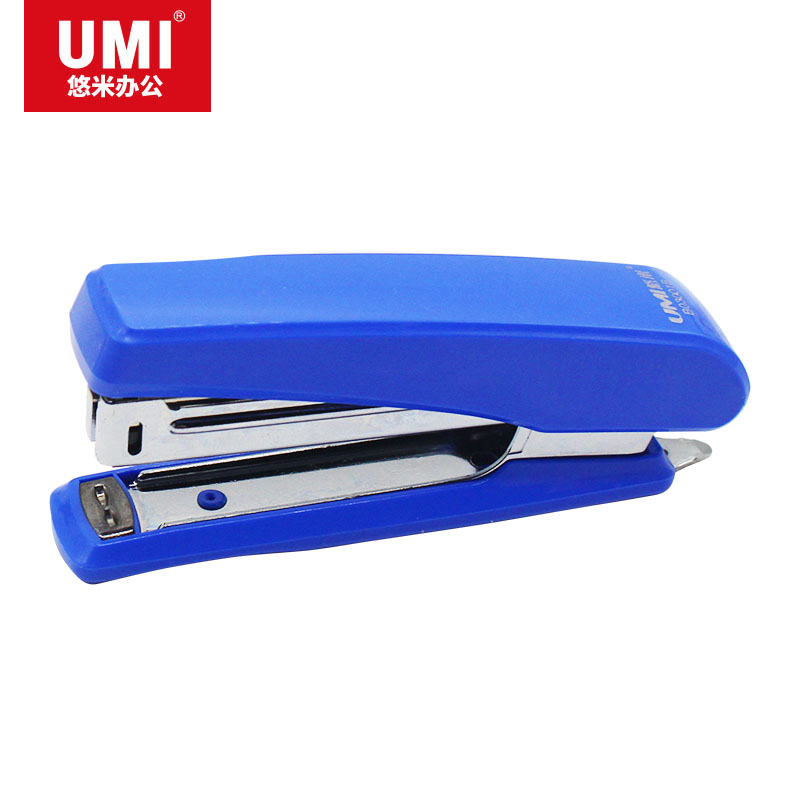 UMI/悠米 经济型普通订书机 B03001B 蓝 单位:盒