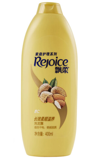 REJOICE/飘柔 洗发露 日常护理双效滋润柔顺型 360g 单位:瓶