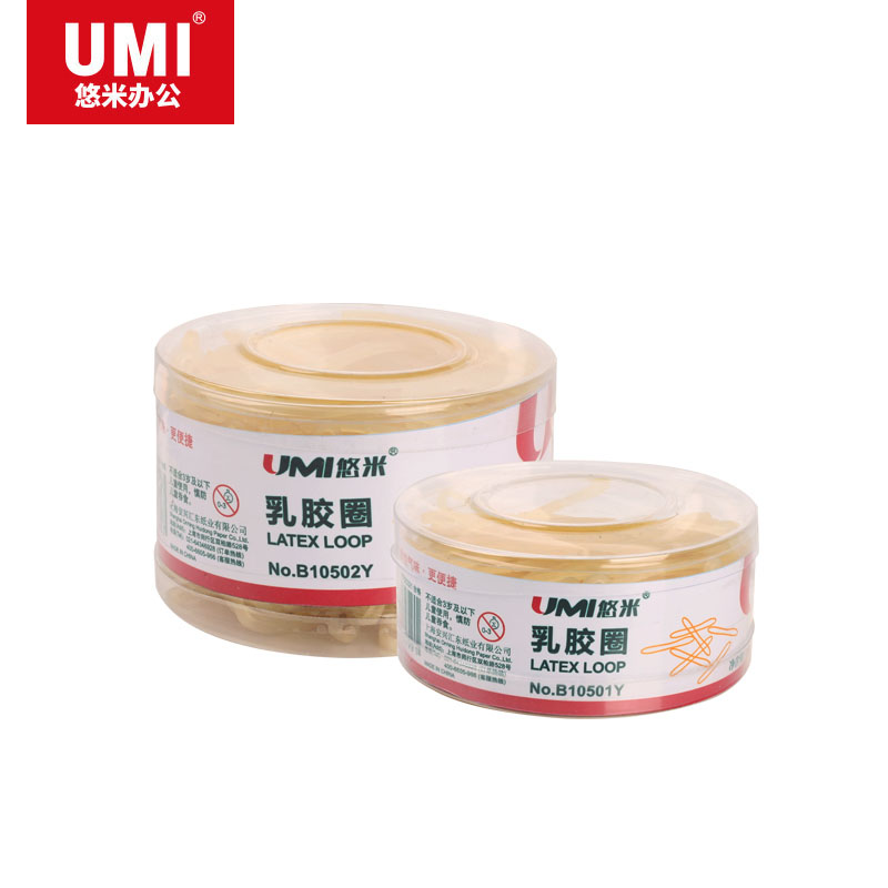 UMI/悠米 橡皮筋 B10501Y 50g 黄 单位:筒