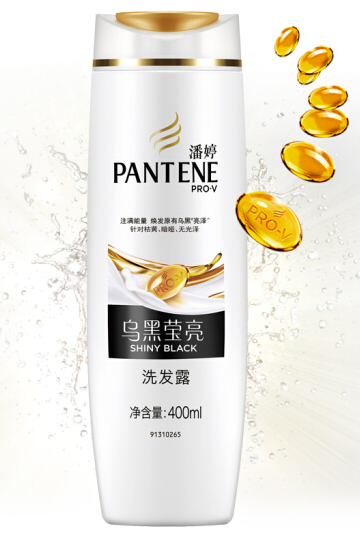 PANTENE/潘婷 洗发露 乌黑莹亮 400ml 单位:瓶